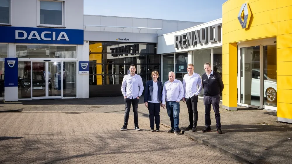 Groepsfoto Autokievit Bergen op Zoom servicebalie